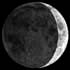 Фаза Луны. Освещенность поверхности Луны = 22%.