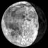 Фаза Луны. Освещенность поверхности Луны = 75%.