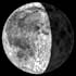 Фаза Луны. Освещенность поверхности Луны = 62%.