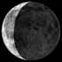 Фаза Луны. Освещенность поверхности Луны = 24%.